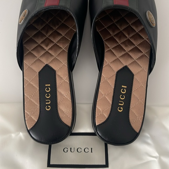 New Authentic Gucci  NY Sandal in leather Sz 37IT / 7US - Picture 6 of 9